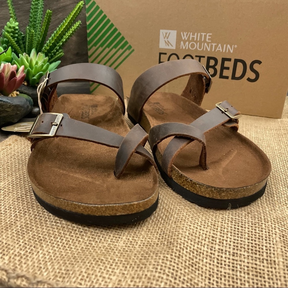 NIB White Mountain Gracie Footbed Thong Sandal - Picture 5 of 13